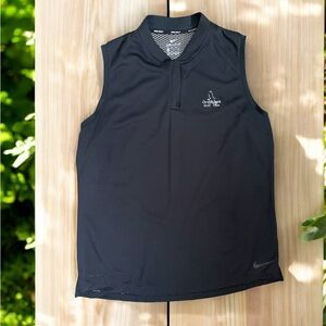 Nike Dri Fit Golf Sleeveless quarter zip Top| Sz XL, Black